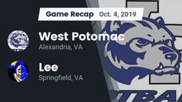 Recap: West Potomac  vs. Lee  2019