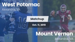 Matchup: West Potomac High vs. Mount Vernon   2019