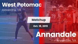 Matchup: West Potomac High vs. Annandale  2019