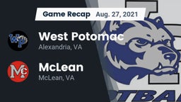 Recap: West Potomac  vs. McLean  2021