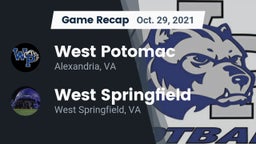 Recap: West Potomac  vs. West Springfield  2021