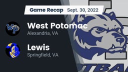 Recap: West Potomac  vs. Lewis  2022