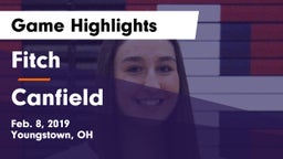 Fitch  vs Canfield  Game Highlights - Feb. 8, 2019