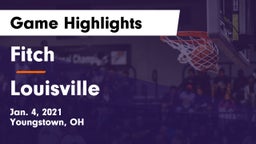 Fitch  vs Louisville  Game Highlights - Jan. 4, 2021