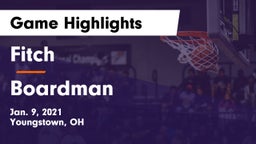 Fitch  vs Boardman  Game Highlights - Jan. 9, 2021