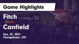 Fitch  vs Canfield  Game Highlights - Jan. 23, 2021