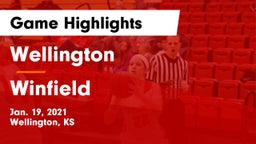 Wellington  vs Winfield  Game Highlights - Jan. 19, 2021