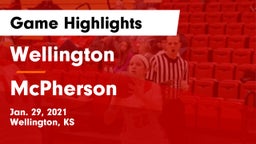 Wellington  vs McPherson  Game Highlights - Jan. 29, 2021