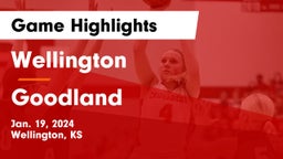 Wellington  vs Goodland  Game Highlights - Jan. 19, 2024