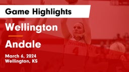 Wellington  vs Andale  Game Highlights - March 6, 2024