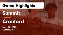 Summit  vs Cranford  Game Highlights - Jan. 24, 2023