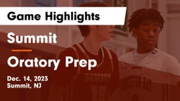Summit  vs Oratory Prep  Game Highlights - Dec. 14, 2023