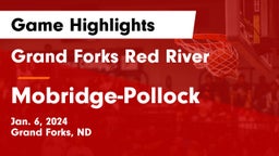 Grand Forks Red River  vs Mobridge-Pollock  Game Highlights - Jan. 6, 2024