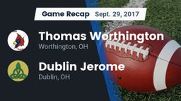Recap: Thomas Worthington  vs. Dublin Jerome  2017