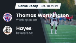 Recap: Thomas Worthington  vs. Hayes  2019