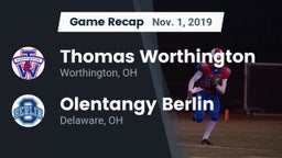 Recap: Thomas Worthington  vs. Olentangy Berlin  2019