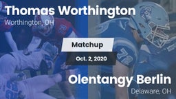 Matchup: Thomas Worthington vs. Olentangy Berlin  2020