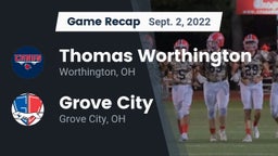 Recap: Thomas Worthington  vs. Grove City  2022