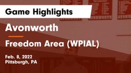 Avonworth  vs Freedom Area  (WPIAL) Game Highlights - Feb. 8, 2022