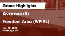 Avonworth  vs Freedom Area  (WPIAL) Game Highlights - Jan. 18, 2022
