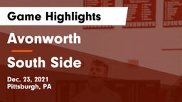 Avonworth  vs South Side  Game Highlights - Dec. 23, 2021