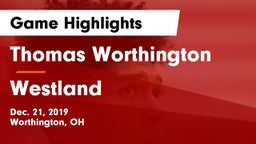 Thomas Worthington  vs Westland  Game Highlights - Dec. 21, 2019
