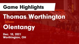 Thomas Worthington  vs Olentangy  Game Highlights - Dec. 10, 2021