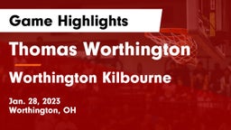 Thomas Worthington  vs Worthington Kilbourne  Game Highlights - Jan. 28, 2023
