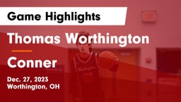 Thomas Worthington  vs Conner  Game Highlights - Dec. 27, 2023