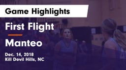 First Flight  vs Manteo  Game Highlights - Dec. 14, 2018