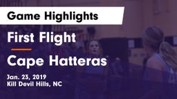 First Flight  vs Cape Hatteras  Game Highlights - Jan. 23, 2019