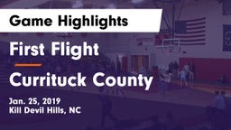 First Flight  vs Currituck County  Game Highlights - Jan. 25, 2019