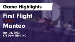 First Flight  vs Manteo Game Highlights - Jan. 28, 2022
