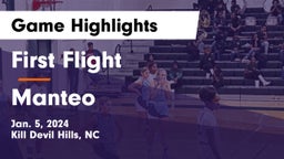 First Flight  vs Manteo  Game Highlights - Jan. 5, 2024