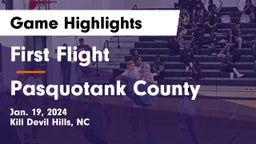 First Flight  vs Pasquotank County  Game Highlights - Jan. 19, 2024