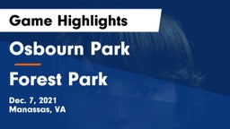 Osbourn Park  vs Forest Park  Game Highlights - Dec. 7, 2021