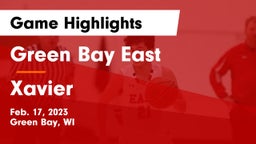 Green Bay East  vs Xavier  Game Highlights - Feb. 17, 2023