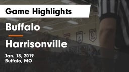 Buffalo  vs Harrisonville  Game Highlights - Jan. 18, 2019