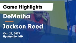 DeMatha  vs Jackson Reed Game Highlights - Oct. 28, 2023