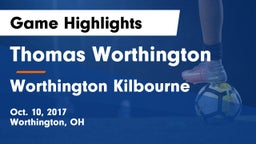 Thomas Worthington  vs Worthington Kilbourne  Game Highlights - Oct. 10, 2017