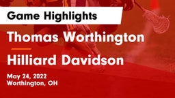 Thomas Worthington  vs Hilliard Davidson Game Highlights - May 24, 2022