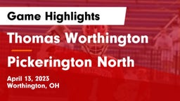 Thomas Worthington  vs Pickerington North  Game Highlights - April 13, 2023