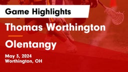 Thomas Worthington  vs Olentangy  Game Highlights - May 3, 2024