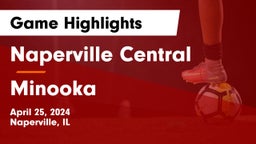 Naperville Central  vs Minooka  Game Highlights - April 25, 2024