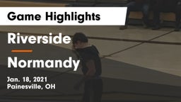 Riverside  vs Normandy  Game Highlights - Jan. 18, 2021