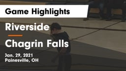 Riverside  vs Chagrin Falls  Game Highlights - Jan. 29, 2021