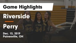 Riverside  vs Perry Game Highlights - Dec. 13, 2019