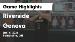 Riverside  vs Geneva  Game Highlights - Jan. 6, 2021
