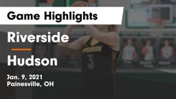 Riverside  vs Hudson  Game Highlights - Jan. 9, 2021
