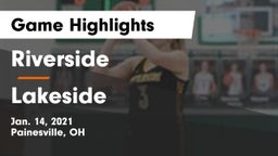 Riverside  vs Lakeside  Game Highlights - Jan. 14, 2021